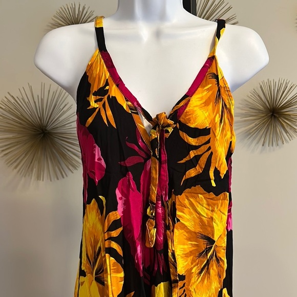 Floral Maxi Dress - Pink and Yellow NWOT​ - Picture 2 of 3